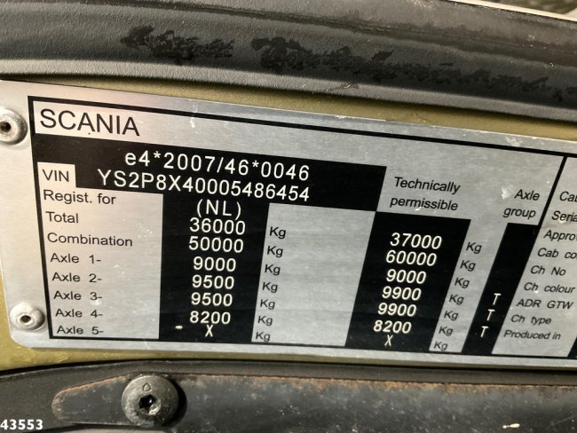 Scania  P 410 8x4 Euro 6 HMF 18 Tonmeter laadkraan (32)