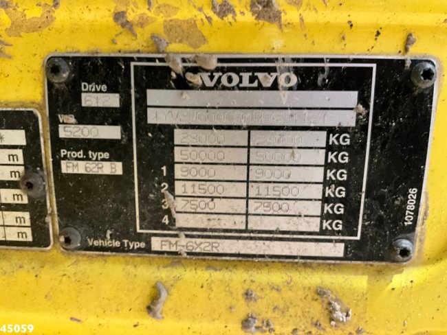 Volvo  FM 380 6x2 Euro 5 Atlas 19 Tonmeter laadkraan (30)