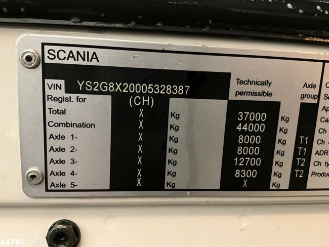 Scania  G 450 8x2 Euro 6 Hiab 32 Tonmeter laadkraan Just 114.221 km! (27)