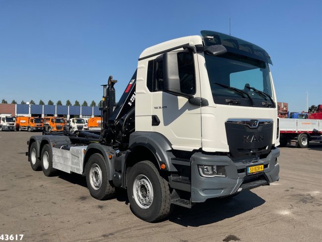 MAN  TGS 32.470 8x4 Euro 6 Hiab 22 Tonmeter laadkraan Just 68.765 Km! (4)