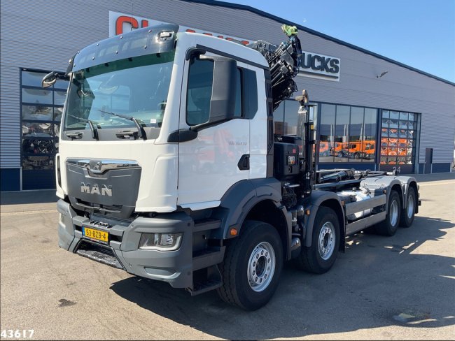 MAN  TGS 32.470 8x4 Euro 6 Hiab 22 Tonmeter laadkraan Just 68.765 Km! (5)