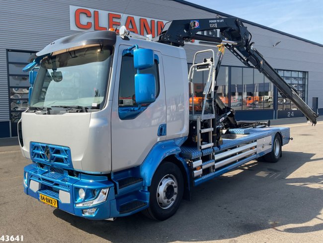 Renault  D 240 Euro 6 HMF 10 Tonmeter laadkraan Just 66.850 km! (0)