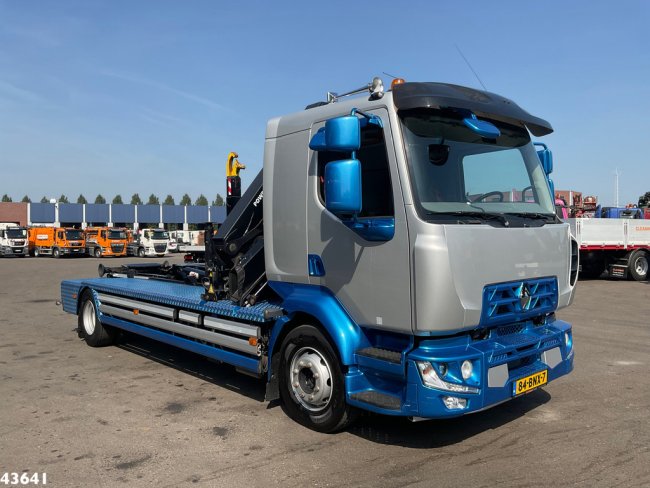 Renault  D 240 Euro 6 HMF 10 Tonmeter laadkraan Just 66.850 km! (2)