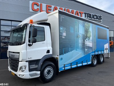 DAF FAS CF 330 Euro 6 Schuifzeilen laadbak Dhollandia laadklep