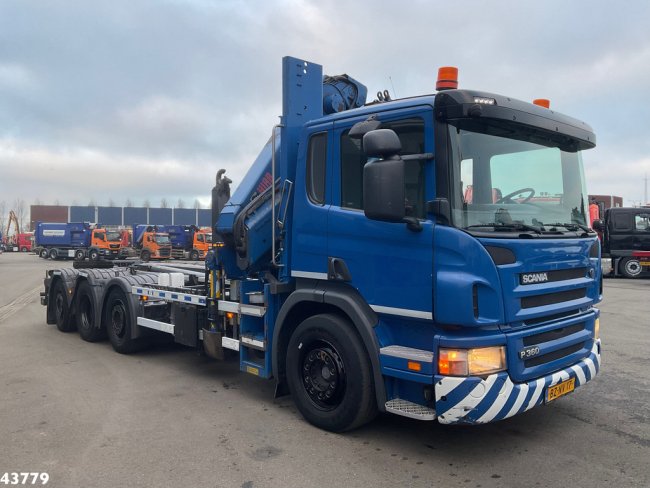 Scania  P 360 8x2 Hiab 21 Tonmeter laadkraan (4)