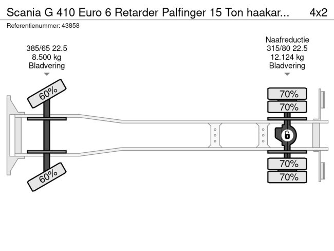 Scania  G 410 Euro 6 Retarder Palfinger 15 Ton haakarmsysteem Just 150.686 km! (21)