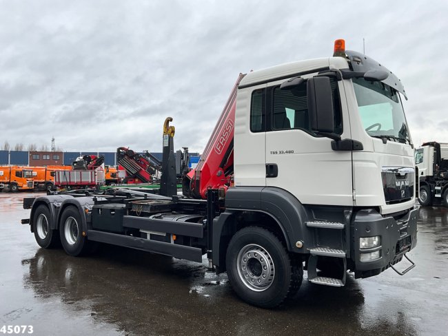 MAN  TGS 33.480 6x4 Fassi 15 Tonmeter laadkraan (2)