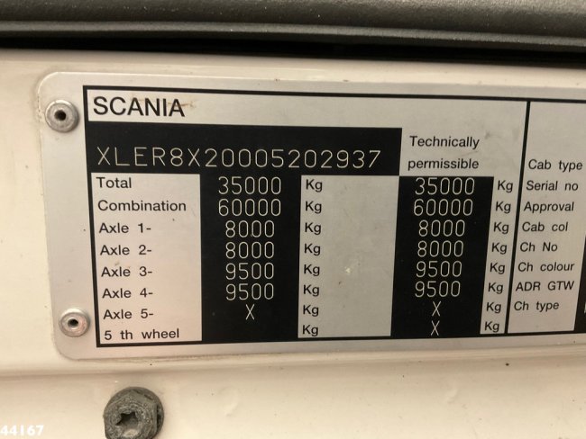 Scania  R 480 Amco Veba 95 Tometer laadkraan + Fly-Jib (22)