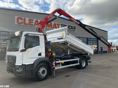 MAN TGM 18.320 Euro 6 Fassi 13 Tonmeter laadkraan NEW AND UNUSED!