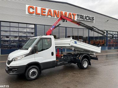Iveco Daily 72C18 HMF laadkraan 3,4 Tonmeter laadkraan + Meiller 3-zijdige kipper New & Unused!!