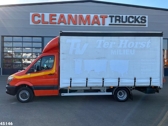 Mercedes-Benz  Sprinter 516 Euro 6 Schuifzeilen laadbak DHollandia laadklep (2)