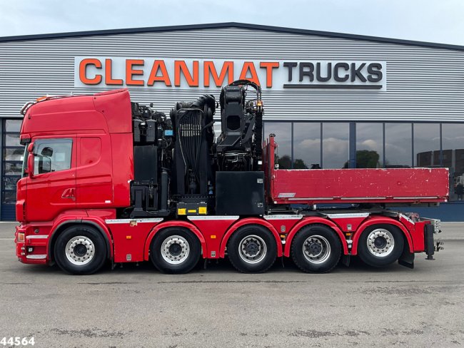 Scania  R 620 10x4 V8 Retarder Effer 175 Tonmeter laadkraan + Fly-Jib Just 170.527 km! (1)
