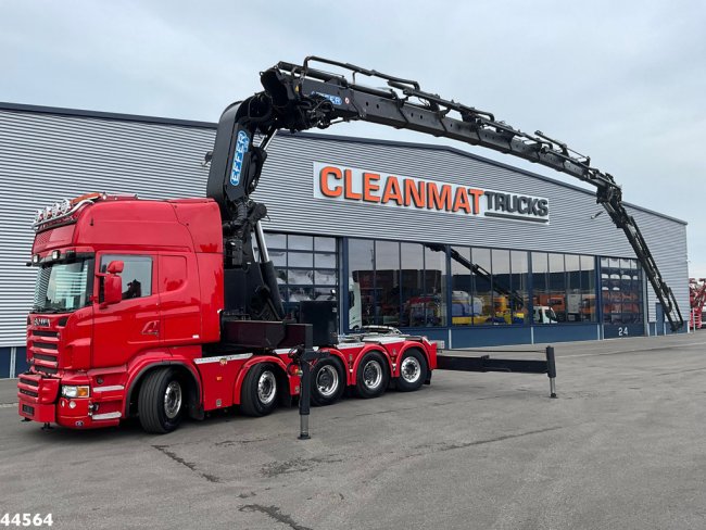 Scania  R 620 10x4 V8 Retarder Effer 175 Tonmeter laadkraan + Fly-Jib Just 170.527 km! (4)