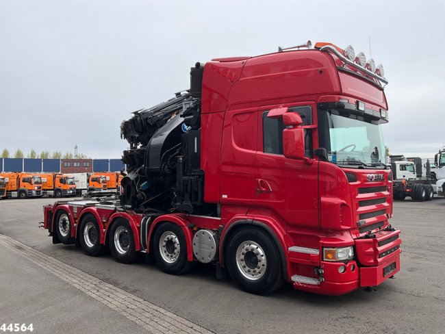 Scania  R 620 10x4 V8 Retarder Effer 175 Tonmeter laadkraan + Fly-Jib Just 170.527 km! (10)