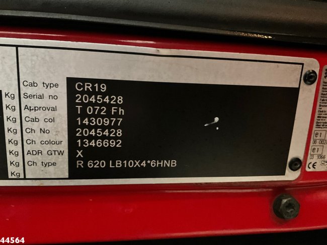 Scania  R 620 10x4 V8 Retarder Effer 175 Tonmeter laadkraan + Fly-Jib Just 170.527 km! (31)