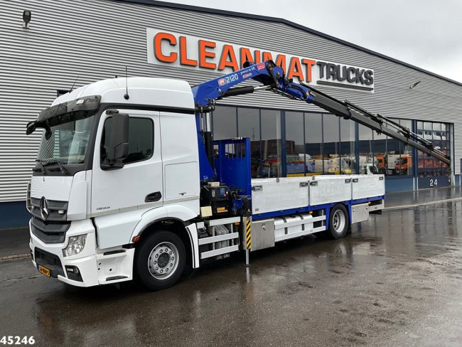 Mercedes-Benz  Actros 1833 Euro 6 HMF 21 Tonmeter laadkraan (0)