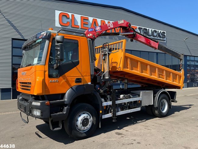Iveco  Trakker AD 190T44W 4x4 HMF 9 Tonmeter laadkraan Just 292.249 km! (0)