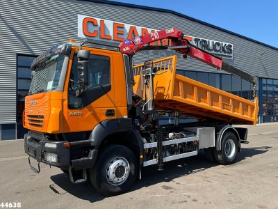 Iveco Trakker AD 190T44W 4x4 HMF 9 Tonmeter laadkraan Just 292.249 km!