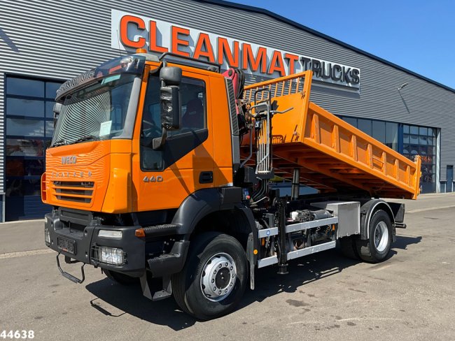 Iveco  Trakker AD 190T44W 4x4 HMF 9 Tonmeter laadkraan Just 292.249 km! (2)