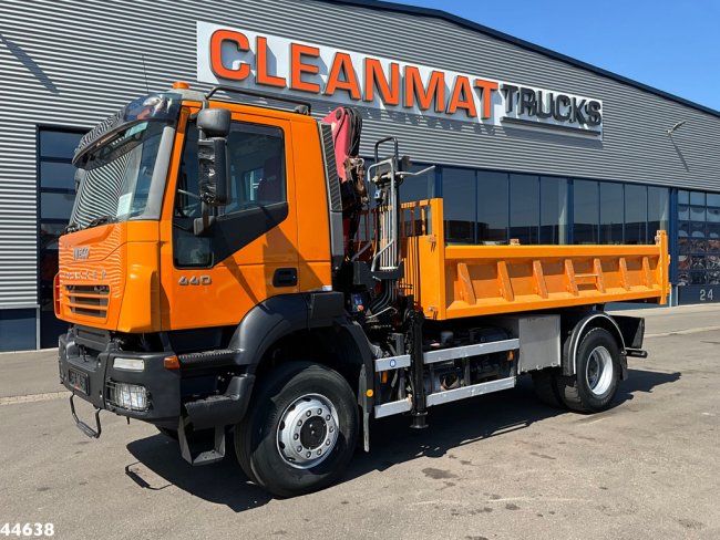 Iveco  Trakker AD 190T44W 4x4 HMF 9 Tonmeter laadkraan Just 292.249 km! (3)