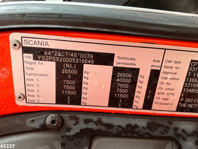 Scania  P 280 Euro 6 Geesink 20m³ (22)
