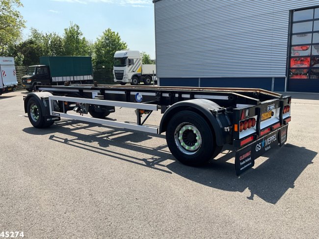 GS Meppel  2-assige container aanhangwagen (1)