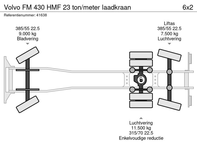 Volvo  FM 430 HMF 23 ton/meter laadkraan (13)