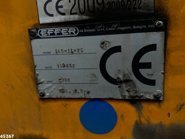DAF  FAS 85 CF 410 Effer 16 Tonmeter laadkraan (20)