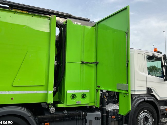 Scania  P 360 Faun 18m³ + Hiab crane + Underground Container Washing Installation (16)
