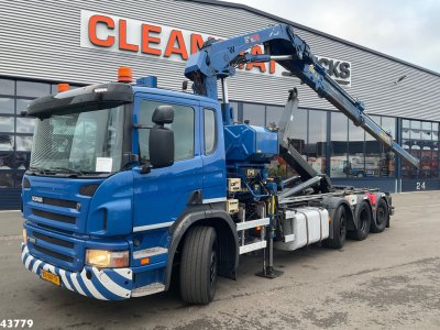 Scania P 360 8x2 Hiab 21 Tonmeter laadkraan