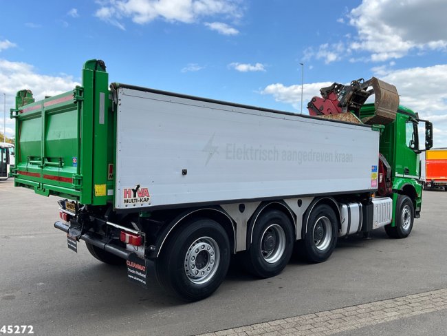 Mercedes-Benz  Arocs 3743 8x4 Euro 6 HMF 19 Tonmeter Elektrisch/Hydraulisch aangedreven Z-kraan (5)