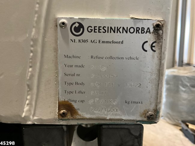 Volvo  FM 260 Geesink 13m³ Width 2,20 meter! (17)