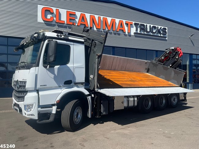 Mercedes-Benz  Arocs 3251 8x4 Euro 6 Retarder Palfinger 34 Tonmeter laadkraan + Fly-Jib Just 146.766 km! (1)