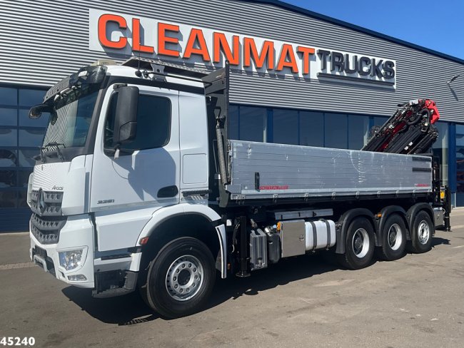 Mercedes-Benz  Arocs 3251 8x4 Euro 6 Retarder Palfinger 34 Tonmeter laadkraan + Fly-Jib Just 146.766 km! (3)
