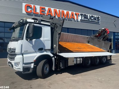 Mercedes-Benz Arocs 3251 8x4 Euro 6 Retarder Palfinger 34 Tonmeter laadkraan + Fly-Jib Just 146.766 km!