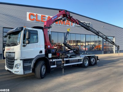 DAF FAN CF 340 Euro 6 HMF 18 Tonmeter laadkraan met lier Just 45.802 km!