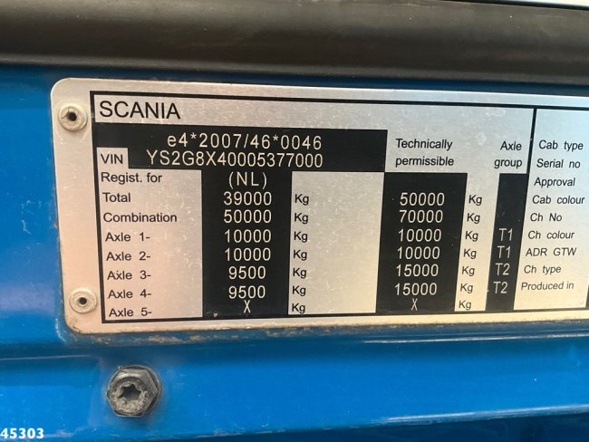 Scania  G490 8x4 Euro 6 Hyva 30 Ton haakarmsysteem (18)