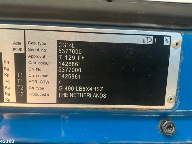 Scania  G490 8x4 Euro 6 Hyva 30 Ton haakarmsysteem (19)