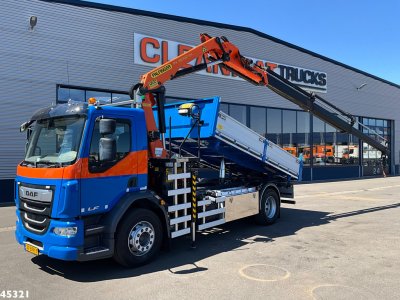 DAF FA LF 230 Euro 6 Palfinger 18 Tonmeter laadkraan Just 6.783 km!