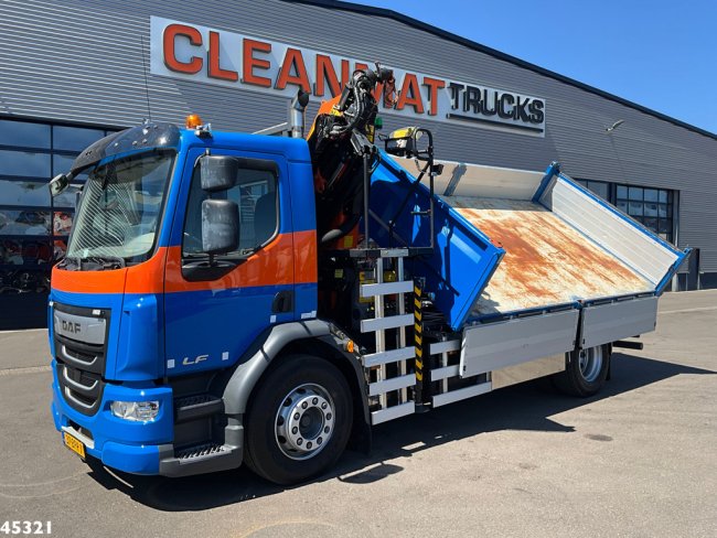 DAF  FA LF 230 Euro 6 Palfinger 18 Tonmeter laadkraan Just 6.783 km! (4)