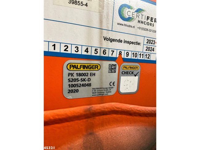DAF  FA LF 230 Euro 6 Palfinger 18 Tonmeter laadkraan Just 6.783 km! (34)