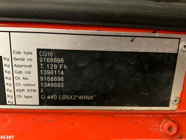 Scania  G 440 6x2 Meiller 16 Tons portaalarmsysteem (16)