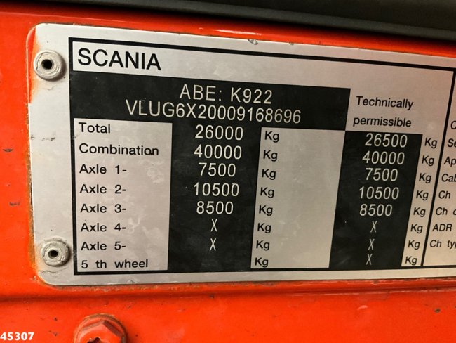 Scania  G 440 6x2 Meiller 16 Tons portaalarmsysteem (17)