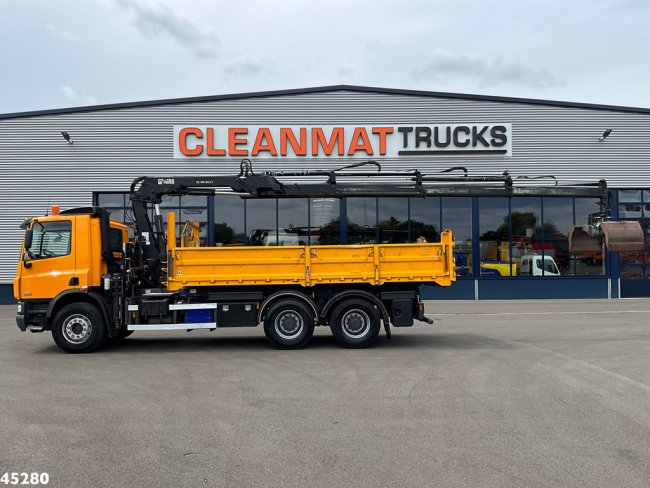 DAF  FAT 75 CF 340 6x4 Manual Full steel Hiab 16 Tonmeter laadkraan (3)