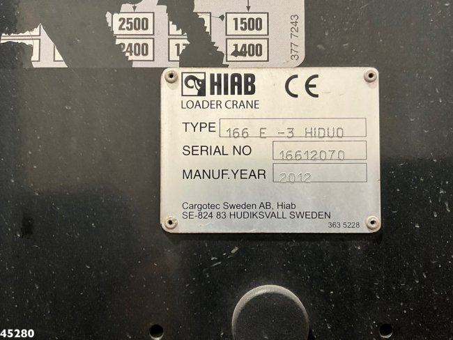 DAF  FAT 75 CF 340 6x4 Manual Full steel Hiab 16 Tonmeter laadkraan (25)