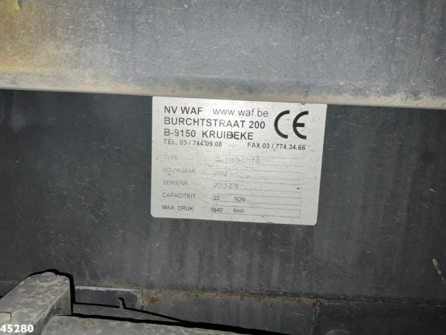 DAF  FAT 75 CF 340 6x4 Manual Full steel Hiab 16 Tonmeter laadkraan (27)