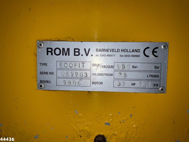 Iveco  Daily 40C18 + Veldhuizen oplegger ROM Hogedrukinstallatie (25)