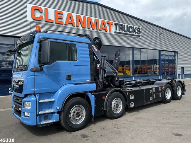 MAN  TGS 35.500 8x4 Euro 6 Hiab 30 Tonmeter laadkraan Just 164.946 km! (5)