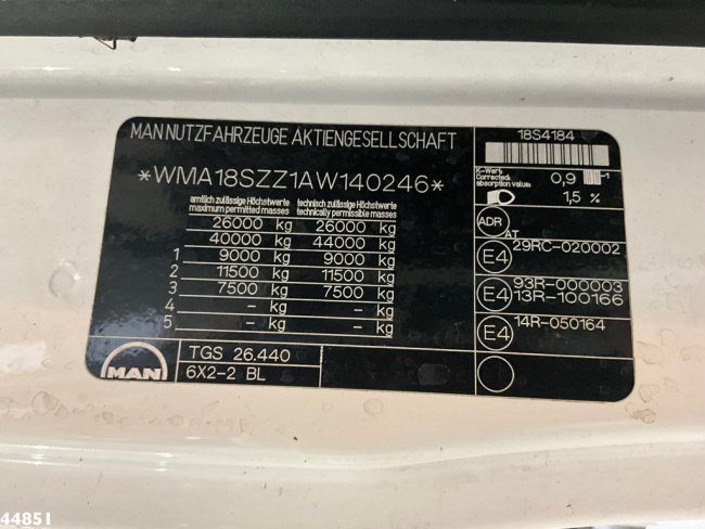 MAN  TGA 26.440 Kroll Saug aufbau Just 80.640 km! (28)