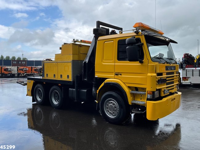 Scania  P 113H 6x4 Manual Tischer Abschlepp (5)